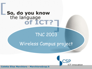 Wireless Campus project