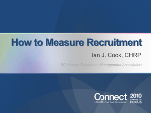 How to measure recruitment - Human Resource Management