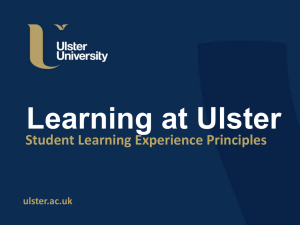 Student Experience Principles