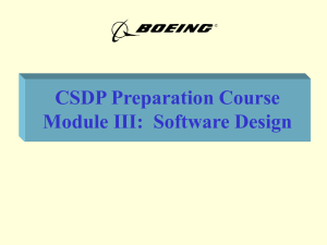 module iii design - School of Science and Computer Engineering