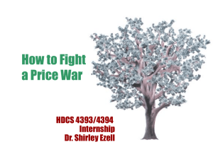 HOW TO FIGHT A PRICE WAR