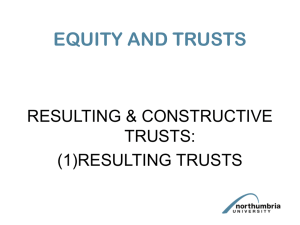 Resulting Trusts PowerPoint