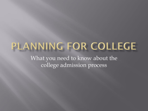 Simplify the College Planning Process