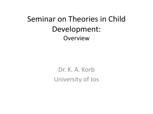 Overview of Development - Educational Psychology