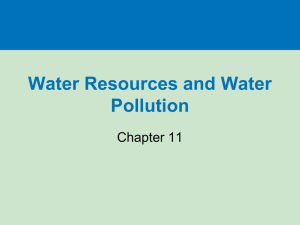 Water Resources and Water Pollution