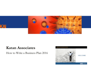 2016 How to Write a Business Plan