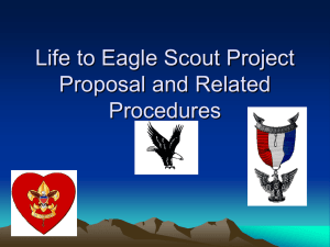 The Eagle Scout Project Proposal