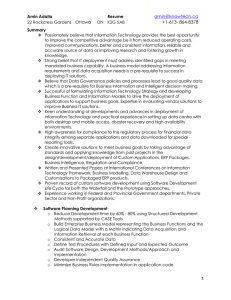 Summary Resume - KnowTech Solutions