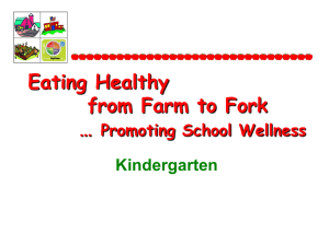 Eating Healthy from Farm to Fork….