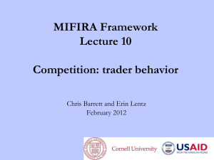 10 Competition - trader behavior