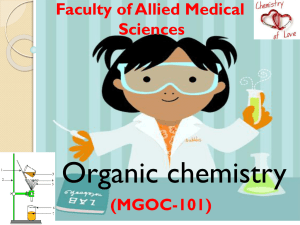 Classification and nomenclature of organic compound