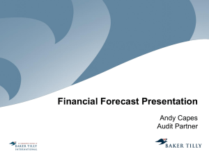 Financial Forecast Presentation