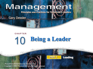 Situational Theories Of Leadership