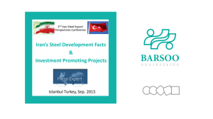 PowerPoint Presentation - Iran Steel Export Perspectives