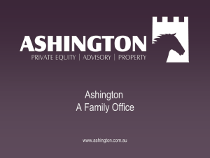 Ashington pitch - Family Business Australia