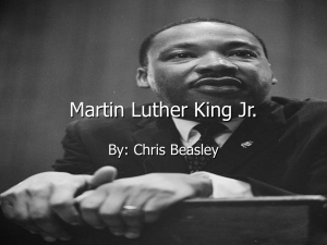Martin Luther King Jr by Bret Kelly
