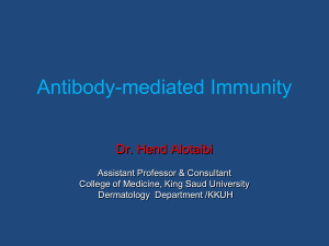 4-Antibody Mediated Immunity ( Medical 2014).