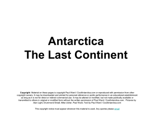 Antarctica The Last Continent