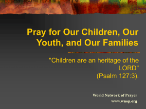 Pray for - World Network of Prayer