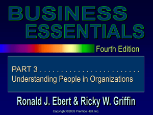 Chapter 9 Managing Human Resources and Labor Relations