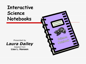 Interactive Notebook - Cary Institute of Ecosystem Studies