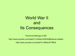 World War II and Its Consequences