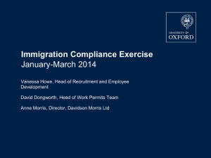 Immigration Compliance Exercise