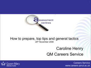 How you can succeed at assessment centres