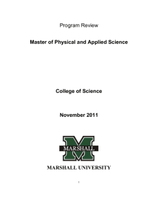 Program Enrollment - Marshall University