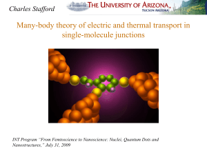 Many-body theory of electric and thermal transport in single