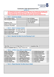 Contractor Task Assessment Form