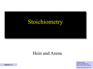 Stoichiometry PPT