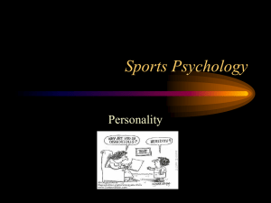 Sports Psychology - twynham a level pe