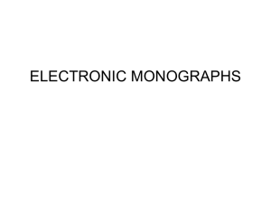 e-monographs