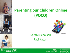 Parenting our Children Online