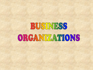 Business Organizations and Market structures Ppt