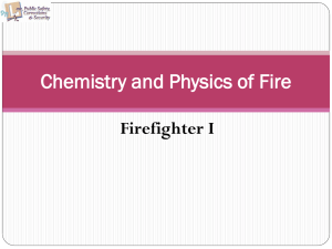 chemistry and physics of fire