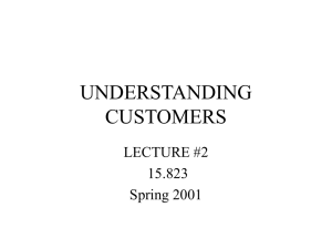 LECTURE 2 (Consumers)