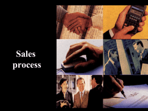 Sales processes