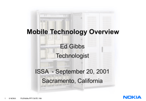 Mobile Networks - ISSA