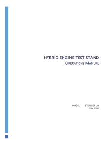 Hybrid Engine Test Stand