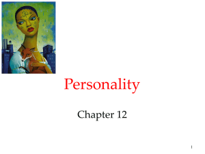 Personality Chapter 13