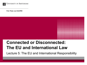 The EU and International Law