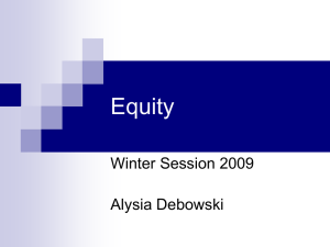 Equity