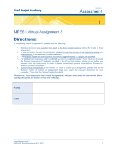 MPESII Virtual Assignment 3