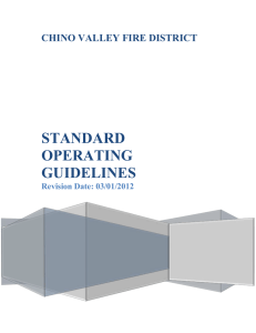 standard operating guidelines