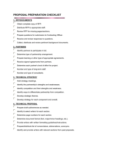 proposal preparation checklist