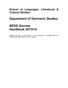 GR2004 BESS German 2 (10 ECTS credits)