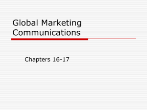 Global Marketing Communications