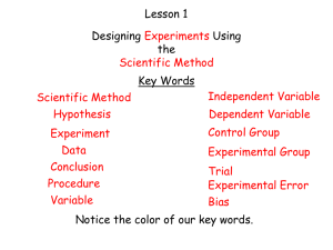 Presentation1 scientific method